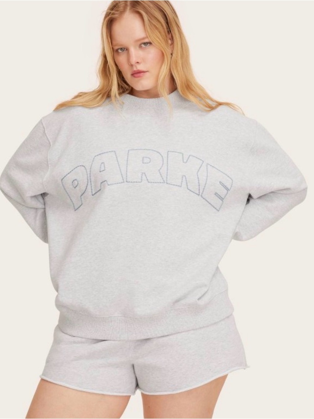Parke x target grey mock neck sweater  new nwt size l/xl